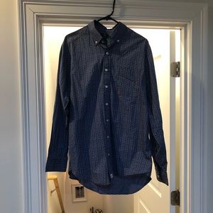 Vineyard Vines Men button down Fish Print